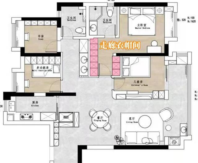 仅凭过道这点面积,我又得到一处新收纳,谁来我家都要指着这里夸