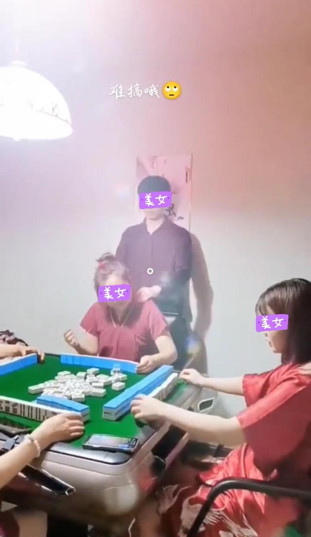 女子探店特色棋牌室,边打麻将边享受异性的捏肩捶背服务:给好评