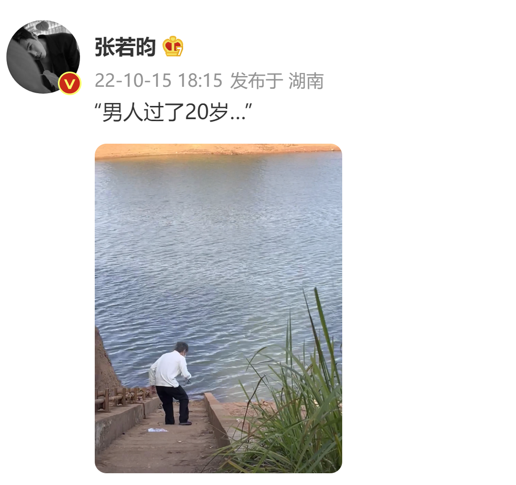 张若昀|张若昀晒图玩梗，男人过了20岁，网友：太会玩了