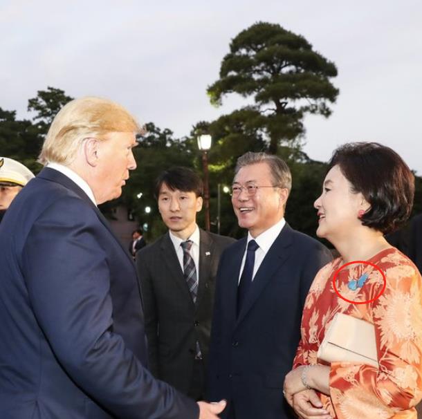 项链 韩国第一夫人素颜太美！穿白裙秀56厘米蚂蚁腰，戴1亿项链备受关注