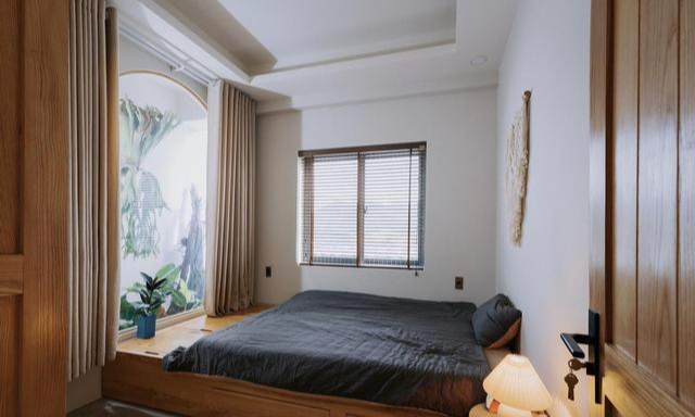 64㎡公寓，拱形吊顶，餐厅打造阅读区，独居也能如此有仪式感