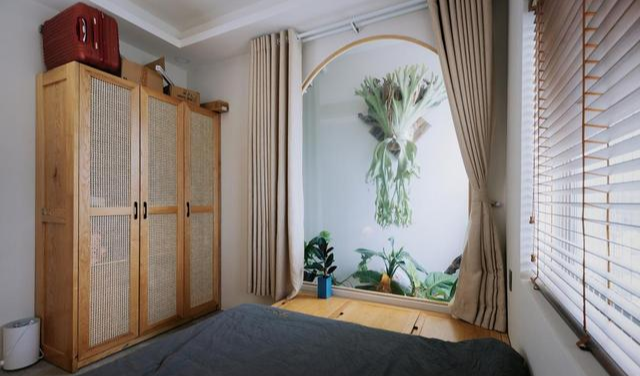 64㎡公寓，拱形吊顶，餐厅打造阅读区，独居也能如此有仪式感