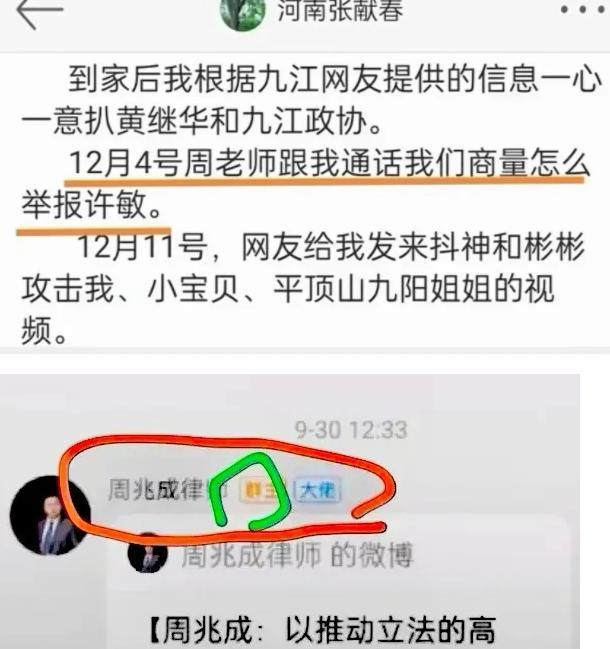 许敏|杜新枝称没有和解可能，周兆成双重身份被扒，网友：可怜的许敏