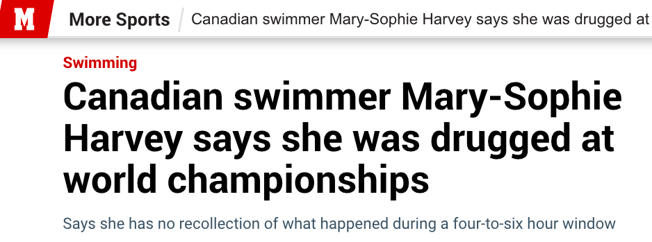 国际泳联|世锦赛丑闻！26岁名将遭下药后被侵犯：从未如此羞耻 国际泳联发声