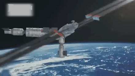 日本人拍到我国空间站，“土”字闪耀太空，问天实验舱太阳翼好大