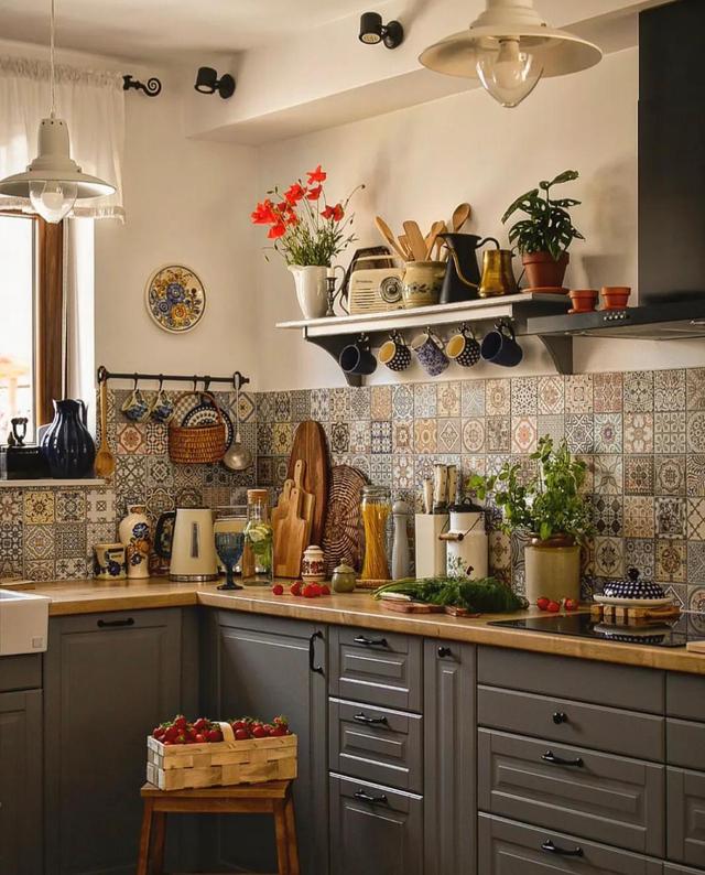 波兰女主晒出自己的家:复古+暗黑,普通家具搭配出高颜值,美爆