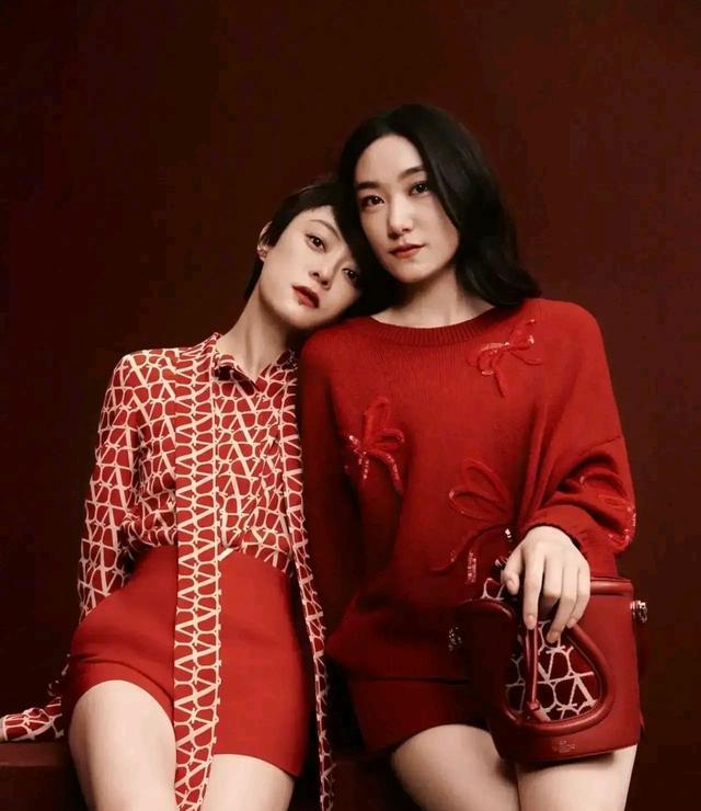 孙俪|孙俪晒与妹妹合拍广告引质疑，姐妹颜值相差巨大，网友 :  莫强捧