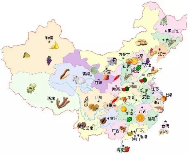 中国各地土特产大全经典人文地理
