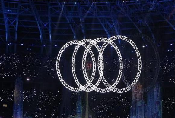一场盛大的奥运会白白给奥迪大了一个大广告,不过也有可能是奥迪派了