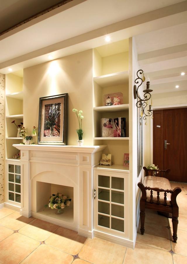 晒晒表姐130平新家, 粉色田园装修, 电视墙不错