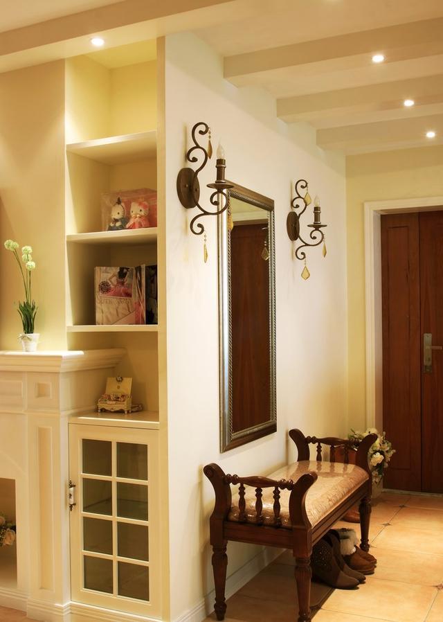 晒晒表姐130平新家, 粉色田园装修, 电视墙不错