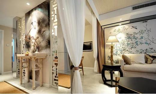 晒一下118㎡两居室装修, 主卫全透明玻璃材质