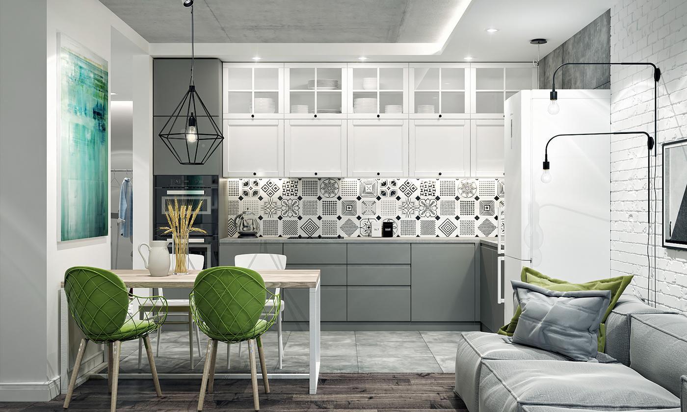 现代简约 一居室 55.0平米