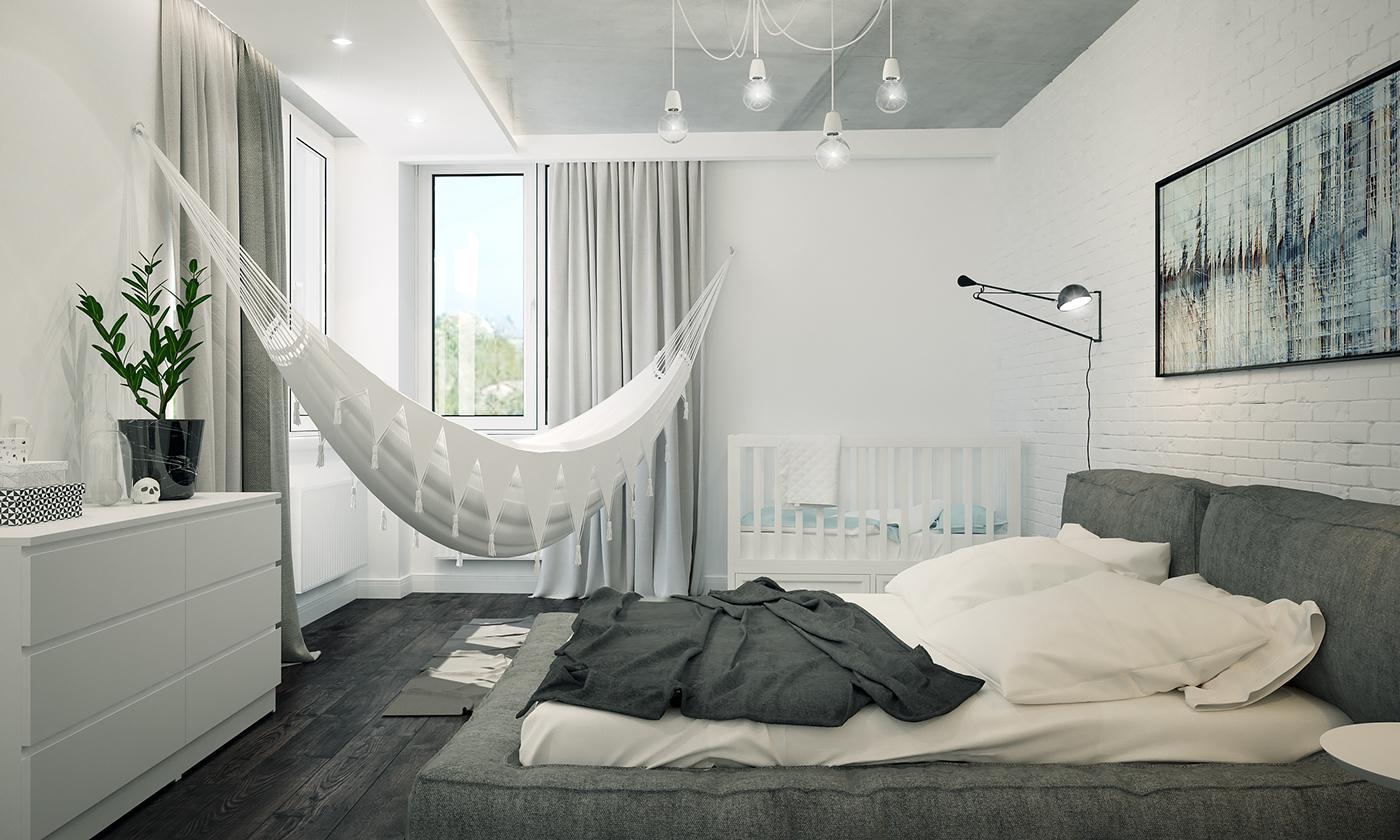 现代简约 一居室 55.0平米