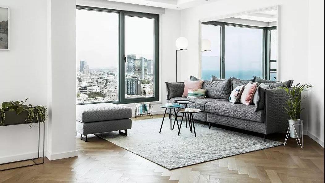 北欧风格小清新公寓, 简约时尚装修很耐看