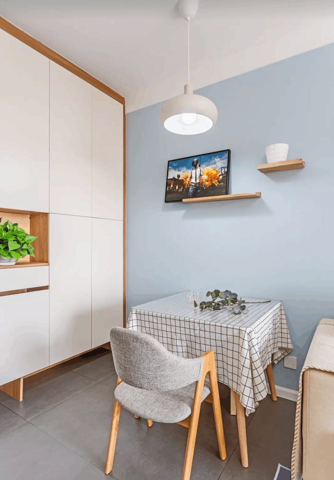 终于给了媳妇一个家! 85㎡, 客厅不吊顶大气极了, 忍不住晒晒!