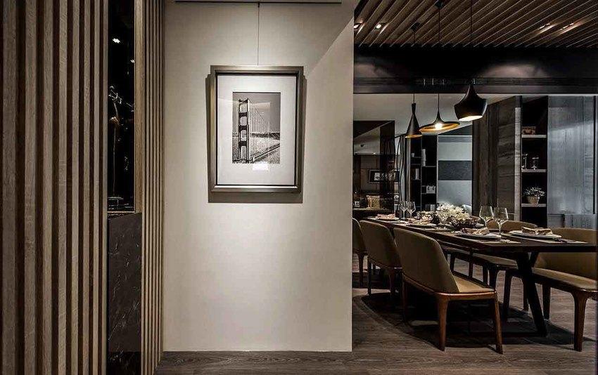 深度的简约美学 三居室 139.0平米