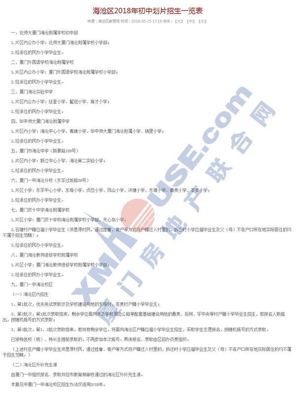 最新! 厦门最全学区房买房攻略! 连名校在哪都给你画出来了!