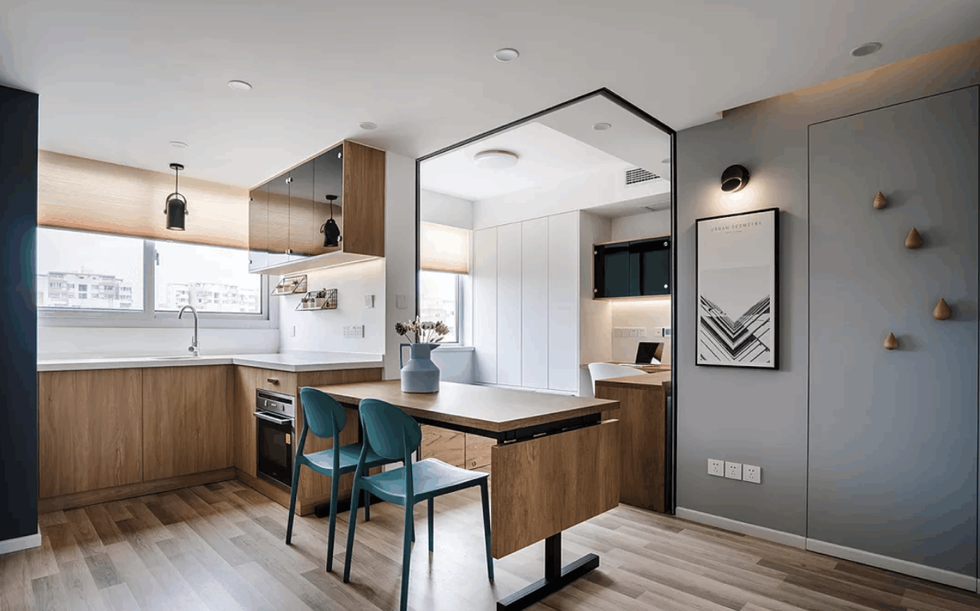 80㎡新家, 厕所装两扇门! 次卧装“移动箱床”, 真心太实用了!