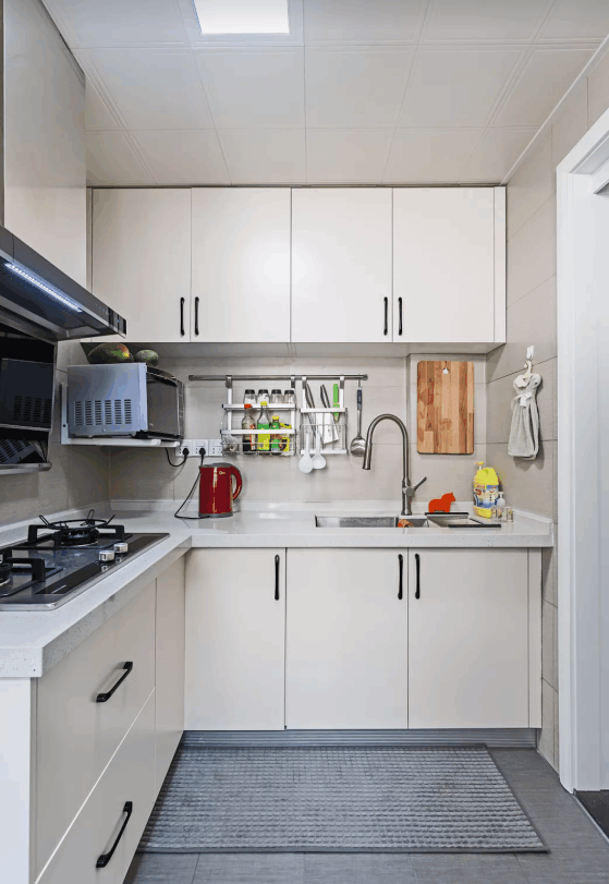 终于给了媳妇一个家! 85㎡, 客厅不吊顶大气极了, 忍不住晒晒!