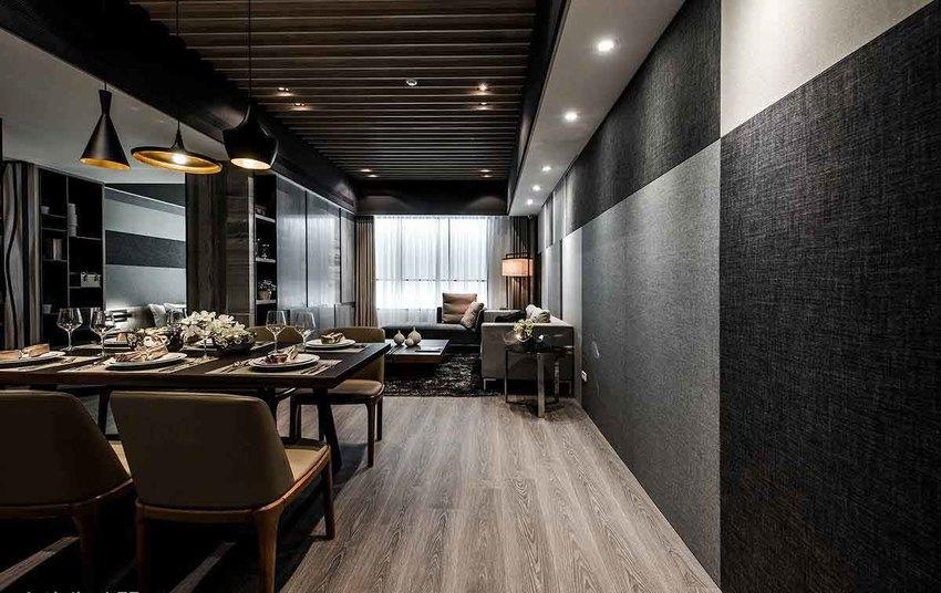 深度的简约美学 三居室 139.0平米