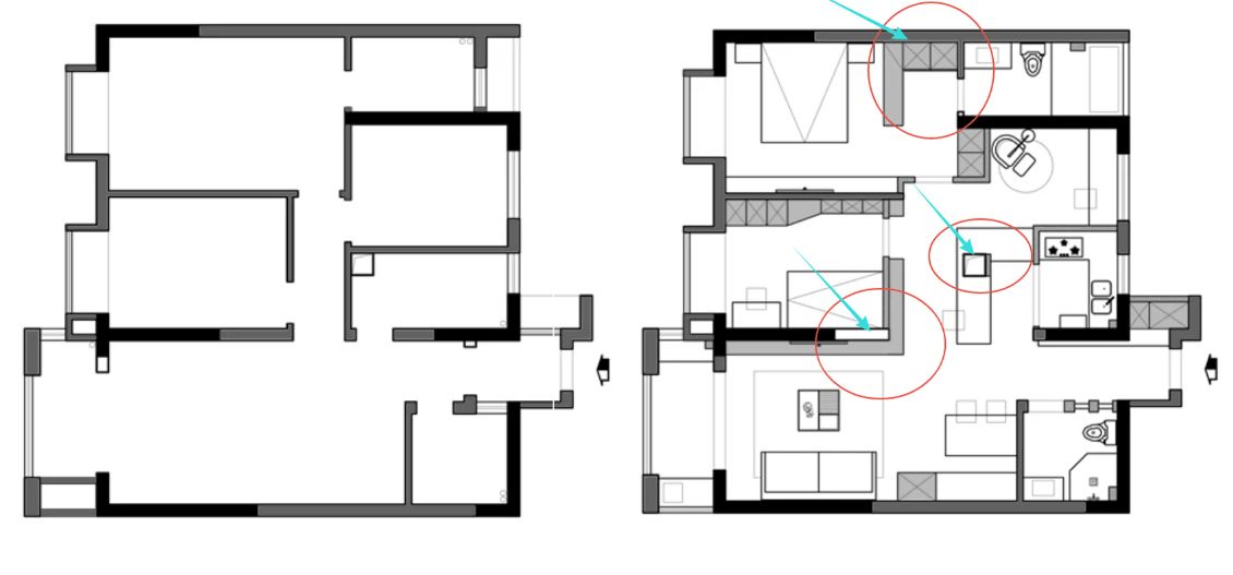 老公硬要装“转角电视墙”, 完工后我懵了! 主卧设计更聪明, 晒晒