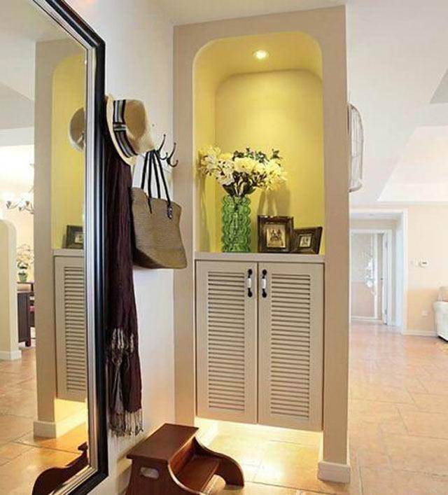 OKE家的玄关鞋柜这样弄，美观还漂亮！