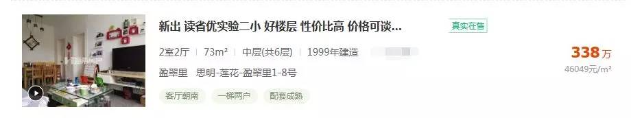 廈大教授戴亦一: 廈學區房較堅挺! 8大熱門學區房單價大起底!