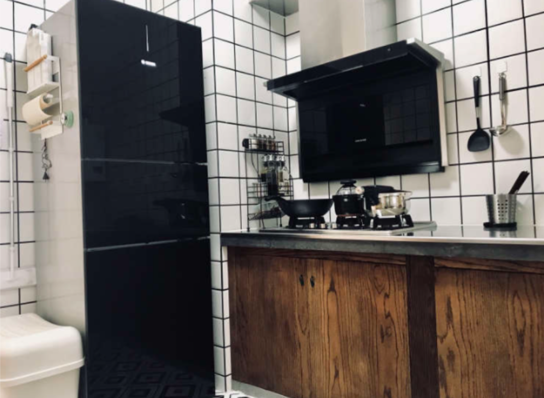 老公硬要装“水泥不锈钢”橱柜，完工变“工业风”！真心耐用！