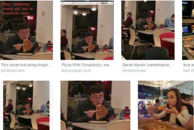 筷子不能吃披萨？一位中国人在国外用筷子吃披萨，引起了围观