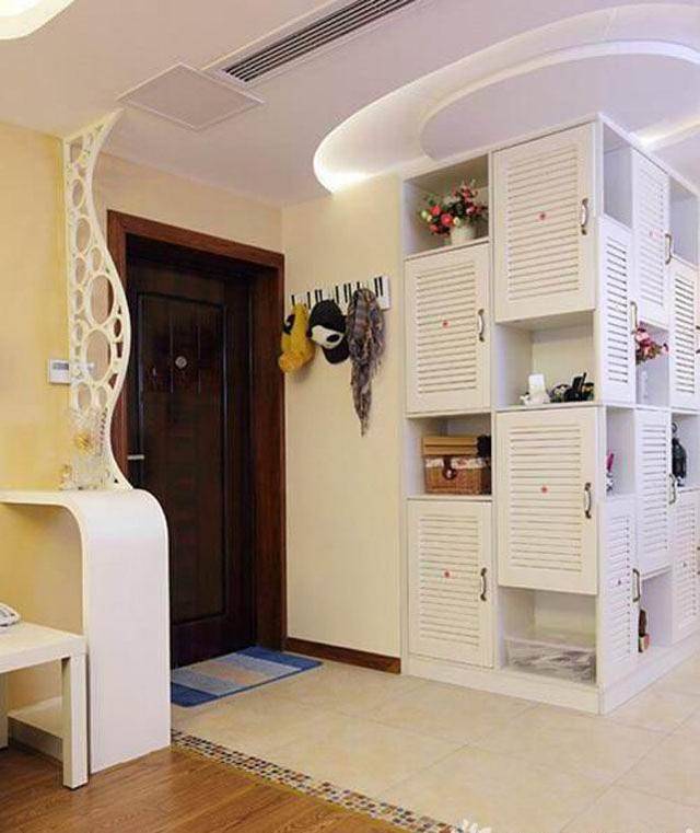 OKE家的玄关鞋柜这样弄，美观还漂亮！