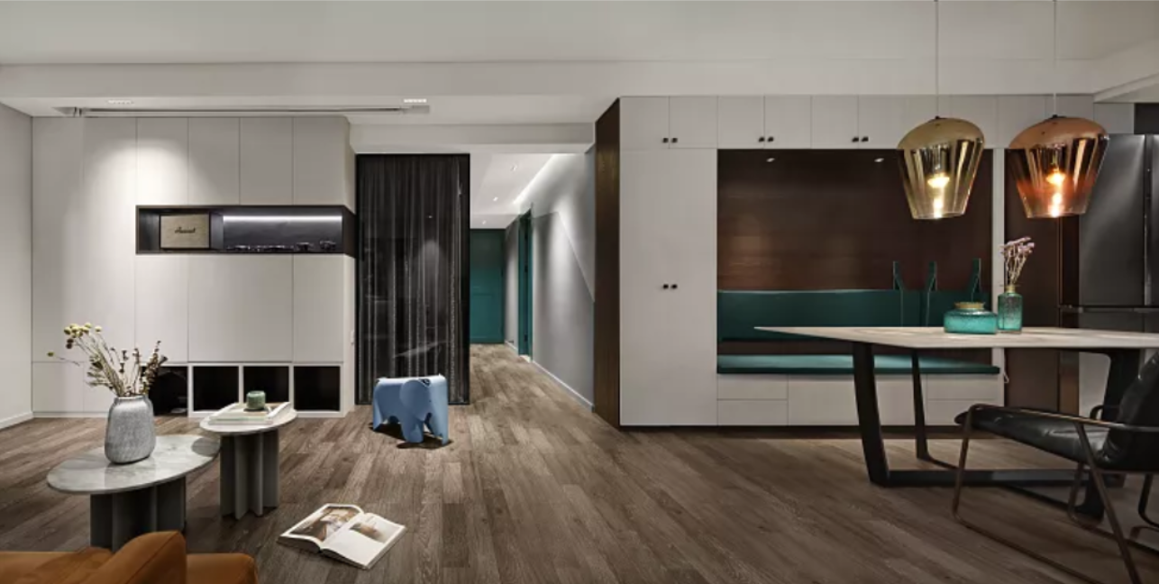 砸掉電視墻，全屋簡約風，他家反而變“豪宅范”！全屋收納更贊