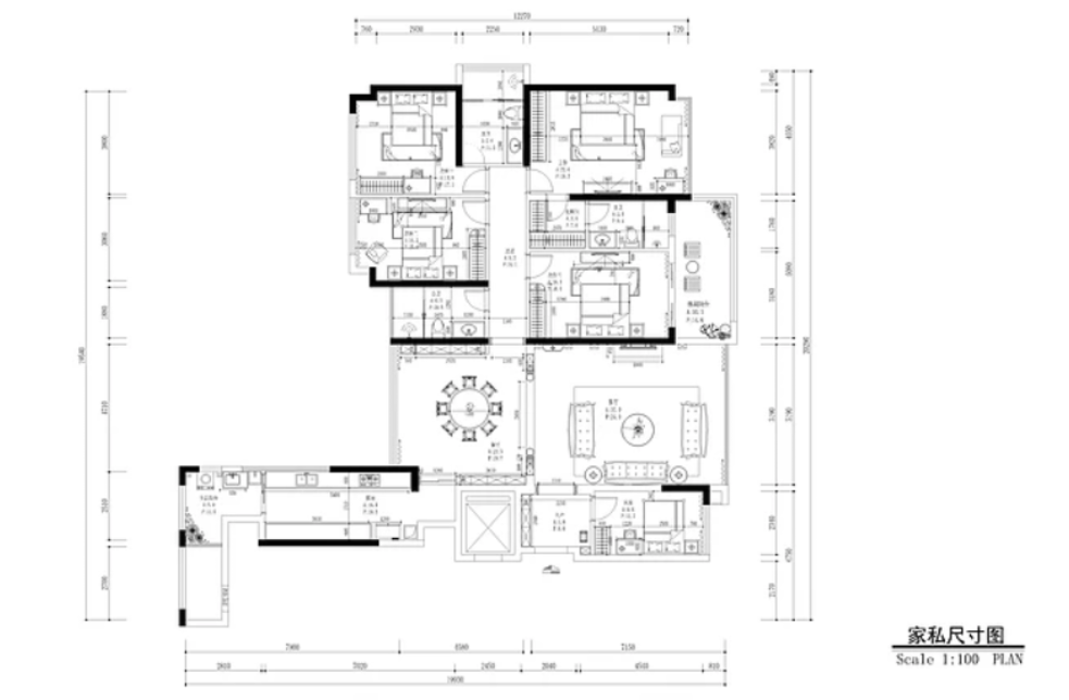 220㎡豪宅，全屋貼“大理石”，一進客廳就被迷住了！太漂亮了！