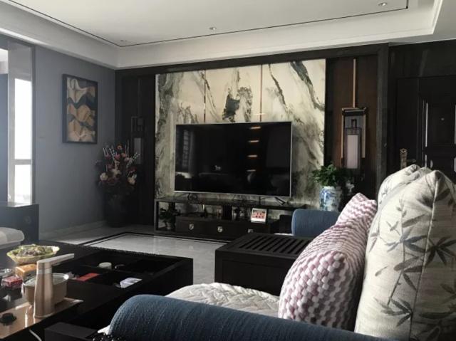 128㎡新房，现代中式风耐看极了！最满意客厅，朋友夸赞！晒晒