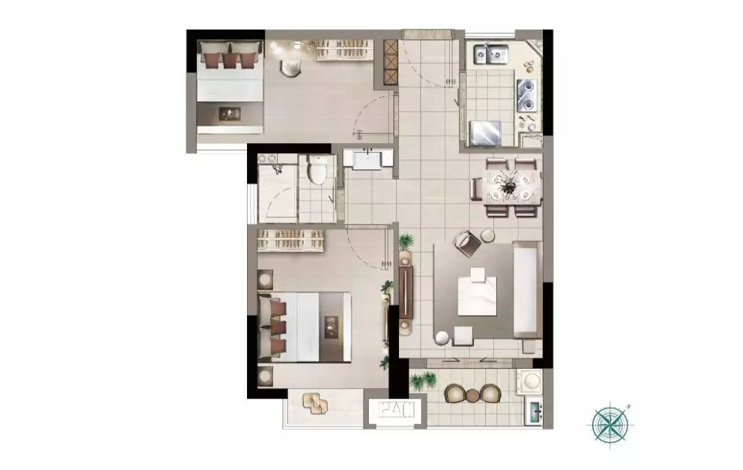 不可思议! 52㎡做两房两厅! 厦门楼市惊现逆天户型!