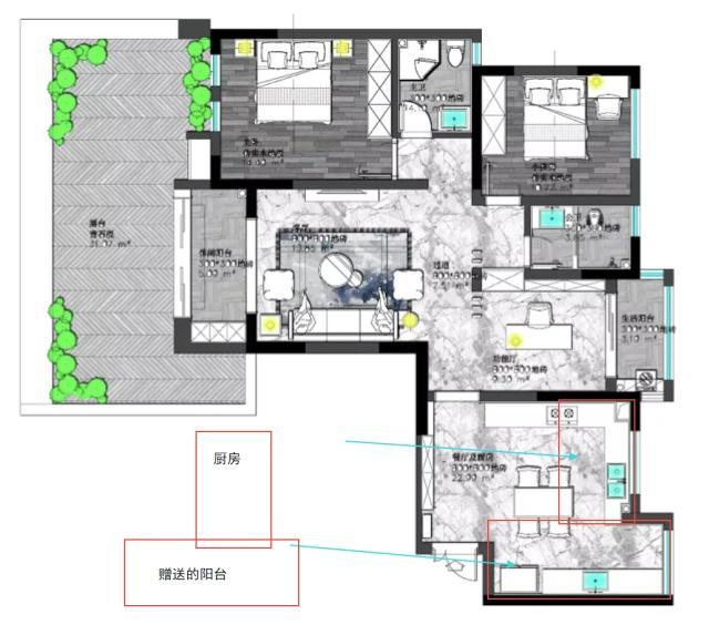 老公坚持把餐厅包进厨房，装“砖夹现浇”橱柜！完工服了气