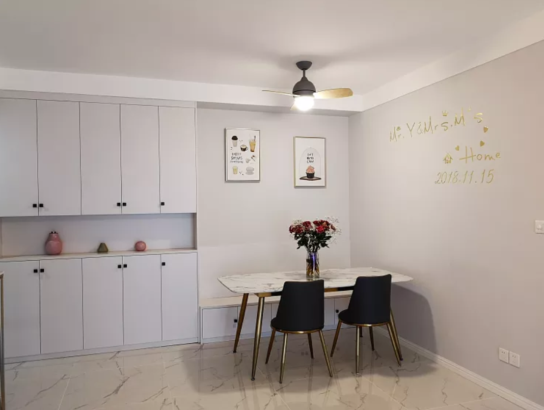 全屋不吊頂，堅持“低純度”，反而有質感極了！坐等搬家，曬曬！