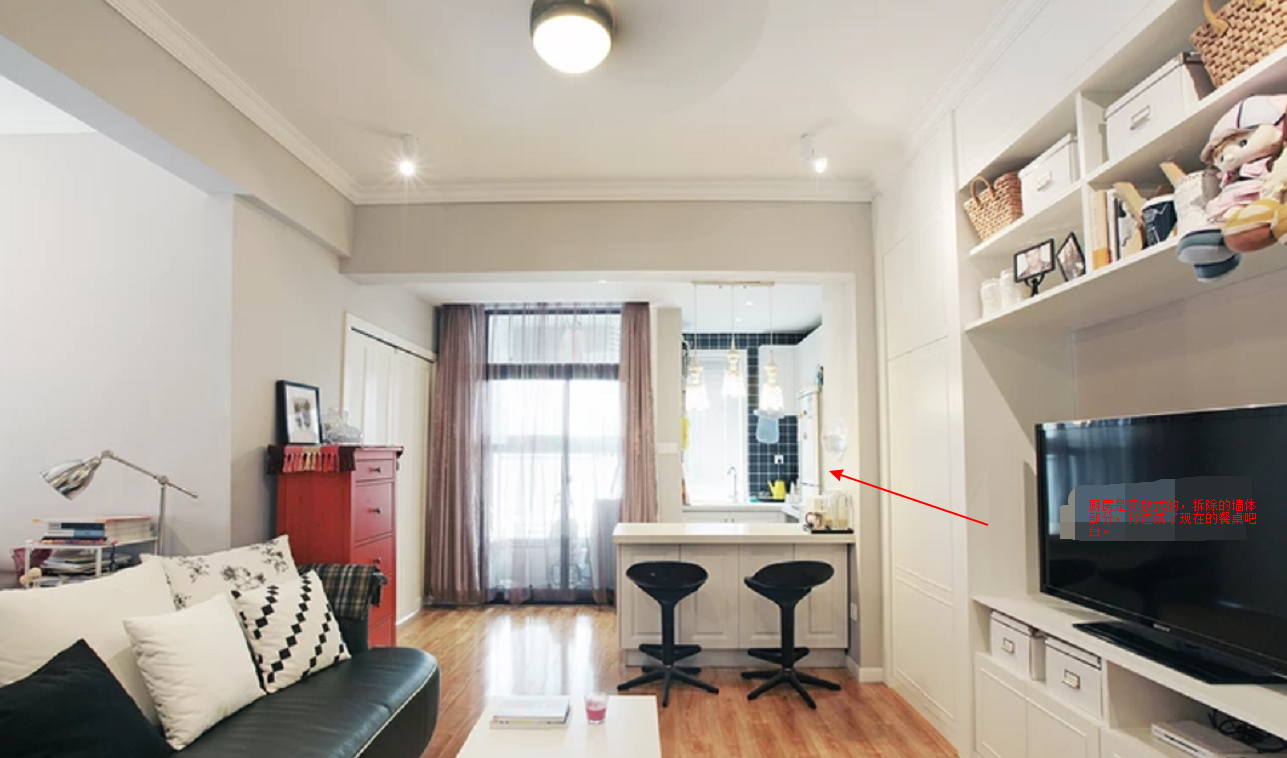 52㎡小宅，收納和顏值不遜大戶型！裝出獨立玄關不擁擠，曬曬！