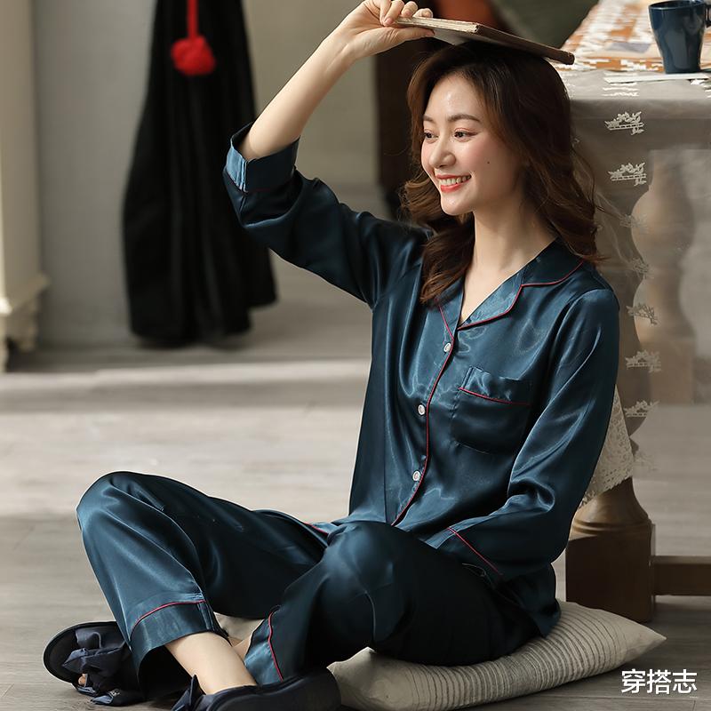 新游记看 女人在家睡衣要穿好！我给老婆买的冰丝睡衣，凸显女人味