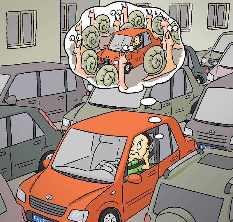 社会很简单 网友：恕我直言，在路上开慢车的人，都是脑子有问题的