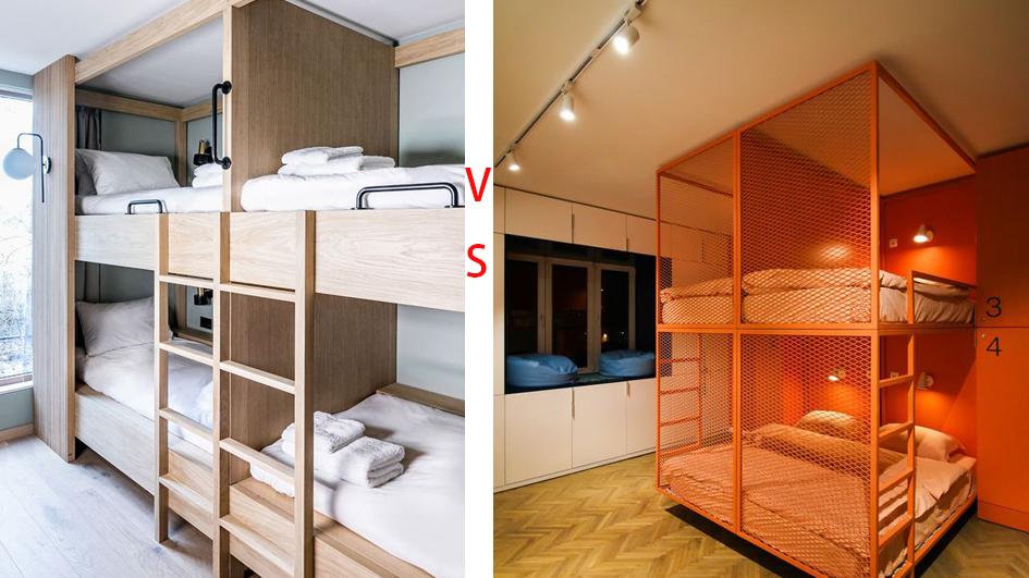 我更喜欢这样的上下铺，通风透气，梅雨季节不晒被子也不怕发霉