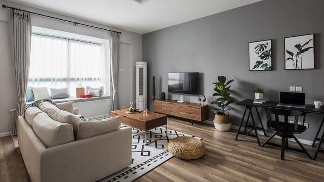 房子让妻子装修，60㎡小家挤出两房两厅 ，全屋硬装只花了6万。