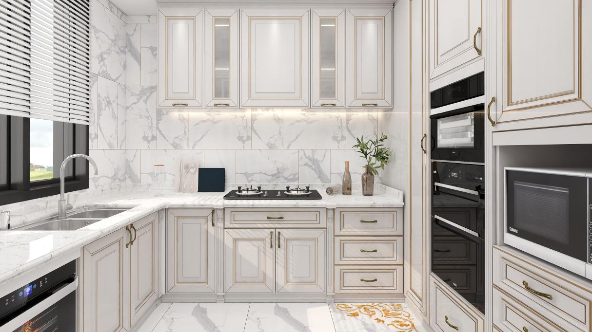 留学生审美就是不一样！169平新房装法式风，效果真端庄大气！