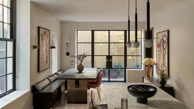 176㎡大平层住宅，大气黑色和金属点缀，那叫一个精致高级，羡慕