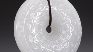 和田玉籽料|旧藏·和田玉籽料回纹玉环