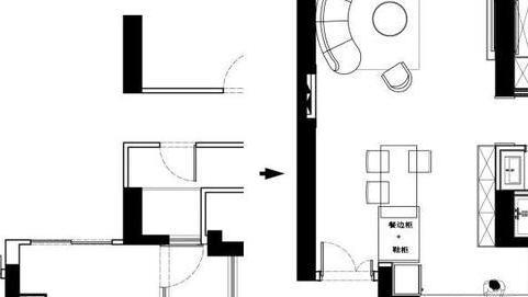 入户门与鞋柜之间的距离较远，该怎么处理