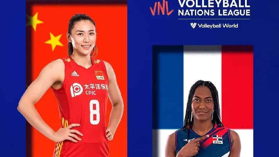 女排|中国女排世联赛的对阵海报集