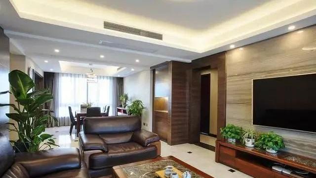 130平新房，漂亮的让人嫉妒，头一回见这么上档次的客厅！