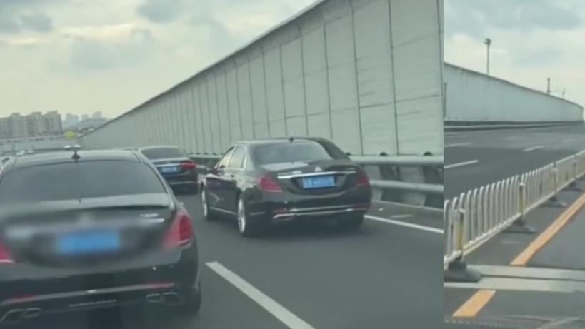 婚车占三车道录视频 后车鸣笛无效报警 等不等？网友吵翻天