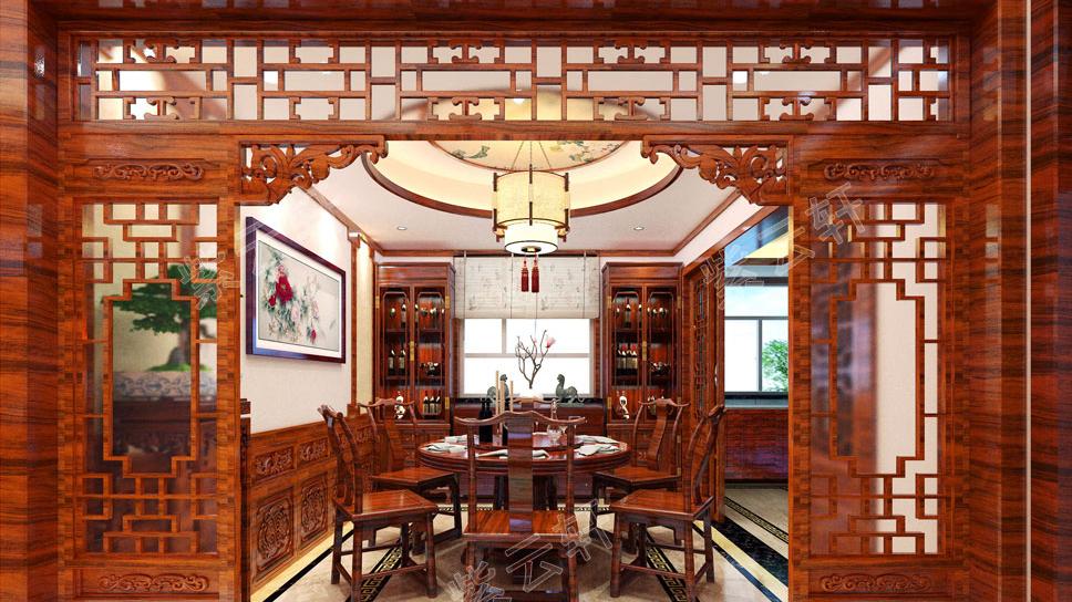 传统中式豪宅装修，品味东方典雅，传达中式韵味意境之美